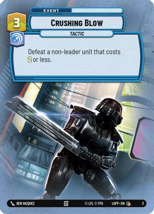 Crushing Blow (3) (3) [Organized Play Promos] - Fantasy Flight Games - Card Brawlers | Quebec | Canada |