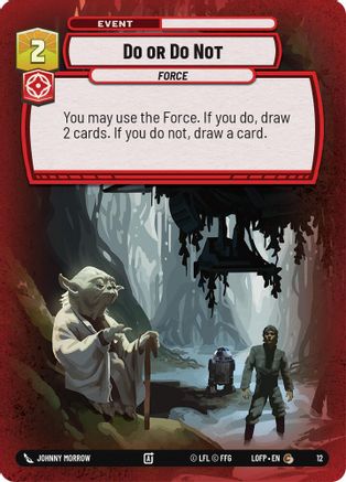 Do or Do Not (12) (12) [Organized Play Promos] - Fantasy Flight Games - Card Brawlers | Quebec | Canada |