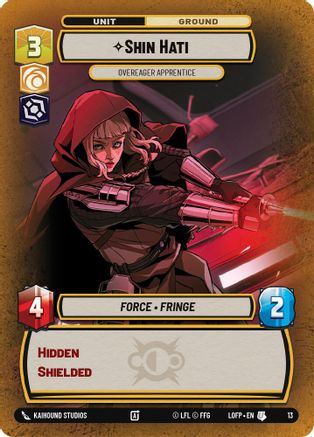 Shin Hati - Overeager Apprentice (13) (13) [Organized Play Promos] - Fantasy Flight Games - Card Brawlers | Quebec | Canada |