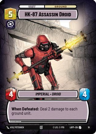 HK-87 Assassin Droid (19) (19) [Organized Play Promos] - Fantasy Flight Games - Card Brawlers | Quebec | Canada |
