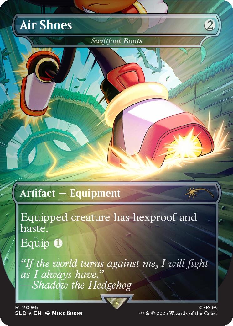 Air Shoes - Swiftfoot Boots (Rainbow Foil) [Secret Lair Drop Series] - Magic: The Gathering - Card Brawlers | Quebec | Canada |