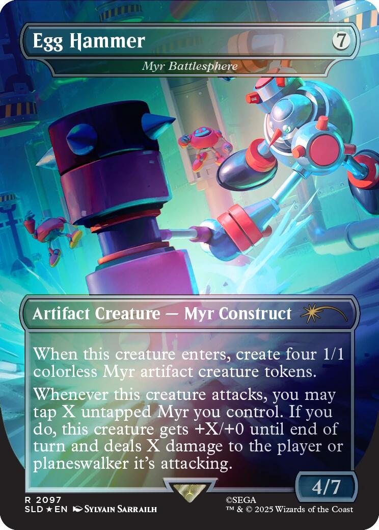 Egg Hammer - Myr Battlesphere (Rainbow Foil) [Secret Lair Drop Series] - Magic: The Gathering - Card Brawlers | Quebec | Canada |