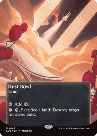Dust Bowl (0057) (Borderless) (Galaxy Foil) [Edge of Eternities: Stellar Sights] - Magic: The Gathering - Card Brawlers | Quebec | Canada |