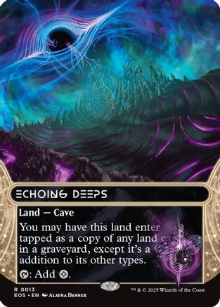 Echoing Deeps (0013) (Borderless) [Edge of Eternities: Stellar Sights] - Magic: The Gathering - Card Brawlers | Quebec | Canada |