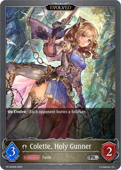 Colette, Holy Gunner (Evolved) (PR-260EN) [Promotional Cards] - Bushiroad - Card Brawlers | Quebec | Canada |