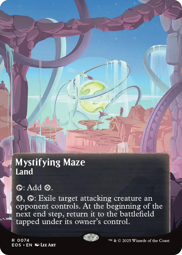 Mystifying Maze (0074) (Borderless) [Edge of Eternities: Stellar Sights] - Magic: The Gathering - Card Brawlers | Quebec | Canada |