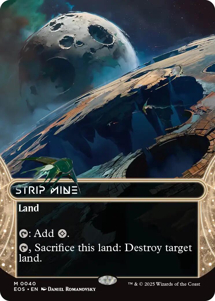 Strip Mine (0040) (Borderless) [Edge of Eternities: Stellar Sights] - Magic: The Gathering - Card Brawlers | Quebec | Canada |
