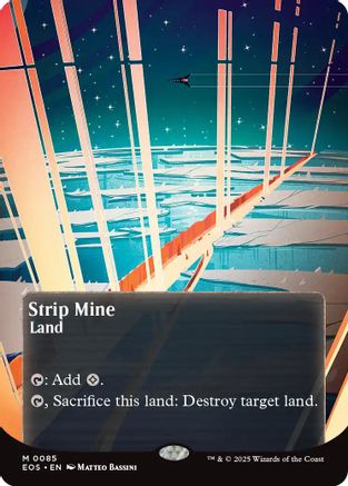 Strip Mine (0085) (Borderless) [Edge of Eternities: Stellar Sights] - Magic: The Gathering - Card Brawlers | Quebec | Canada |