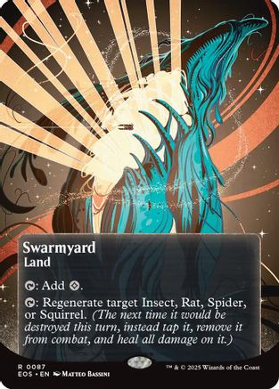 Swarmyard (0087) (Borderless) [Edge of Eternities: Stellar Sights] - Magic: The Gathering - Card Brawlers | Quebec | Canada |