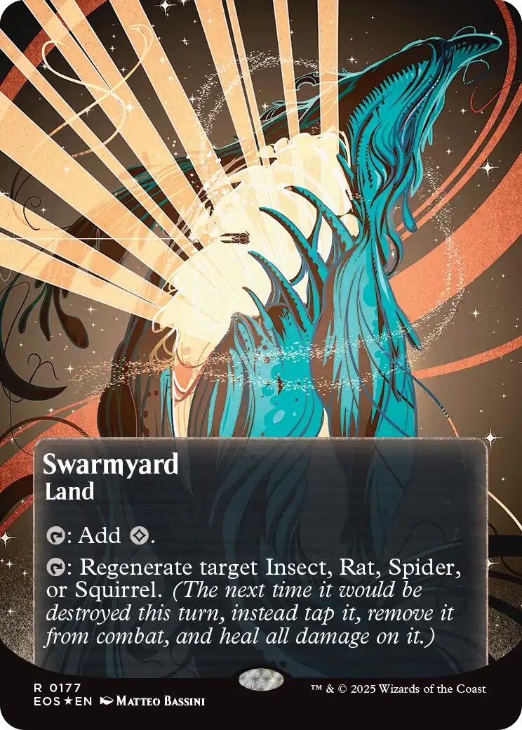 Swarmyard (0087) (Borderless) (Galaxy Foil) [Edge of Eternities: Stellar Sights] - Magic: The Gathering - Card Brawlers | Quebec | Canada |