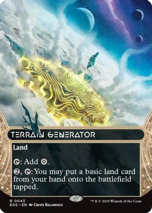 Terrain Generator (0043) (Borderless) [Edge of Eternities: Stellar Sights] - Magic: The Gathering - Card Brawlers | Quebec | Canada |