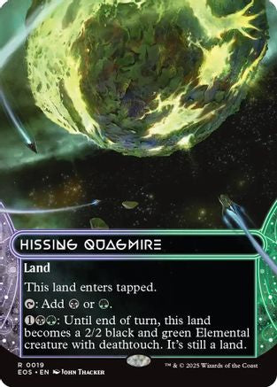 Hissing Quagmire (0019) (Borderless) [Edge of Eternities: Stellar Sights] - Magic: The Gathering - Card Brawlers | Quebec | Canada |