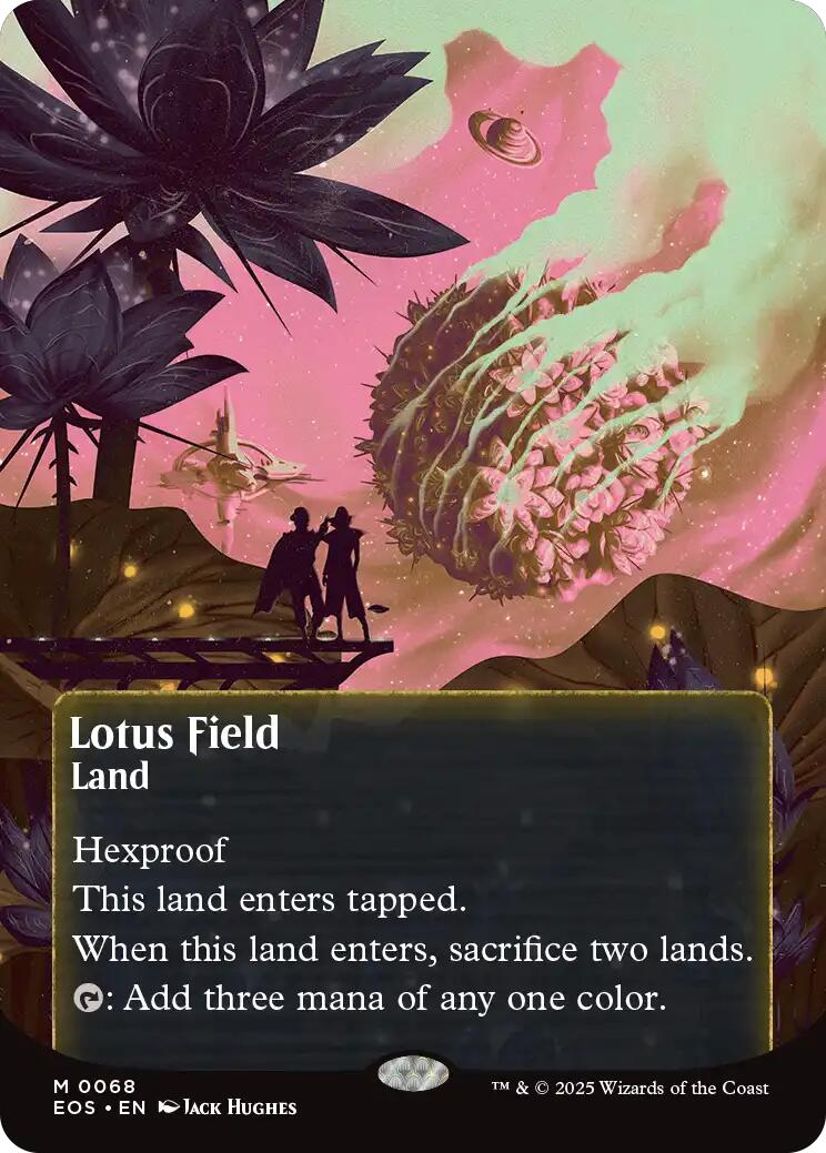 Lotus Field (0068) (Borderless) [Edge of Eternities: Stellar Sights] - Magic: The Gathering - Card Brawlers | Quebec | Canada |