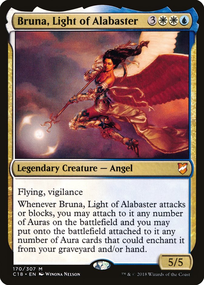 Bruna, Light of Alabaster (Oversized) [Commander 2018 Oversized] - Magic: The Gathering - Card Brawlers | Quebec | Canada |