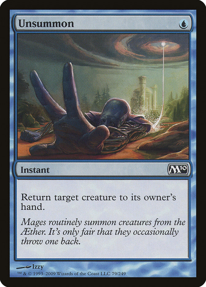 Unsummon [Magic 2010] - Magic: The Gathering - Card Brawlers | Quebec | Canada |