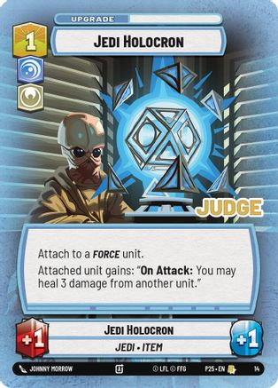 Jedi Holocron (14) (14) [Judge Promos] - Fantasy Flight Games - Card Brawlers | Quebec | Canada |