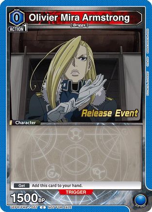 Olivier Mira Armstrong (057) (UEPR/FMA-1-057) - UE09BT FULLMETAL ALCHEMIST Release Event Cards - UE09BT: FULLMETAL ALCHEMIST Release Event Cards - Card Brawlers | Quebec | Canada |