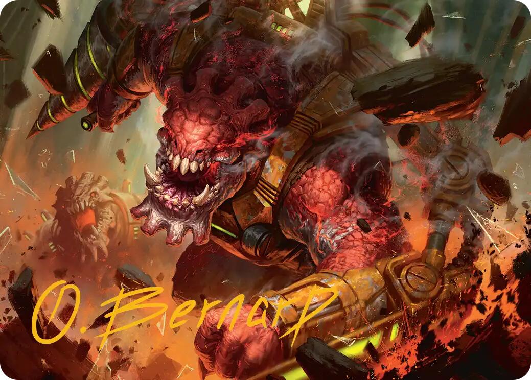 Full Bore Art Card (Gold-Stamped Signature) [Edge of Eternities Art Series] - Magic: The Gathering - Card Brawlers | Quebec | Canada |