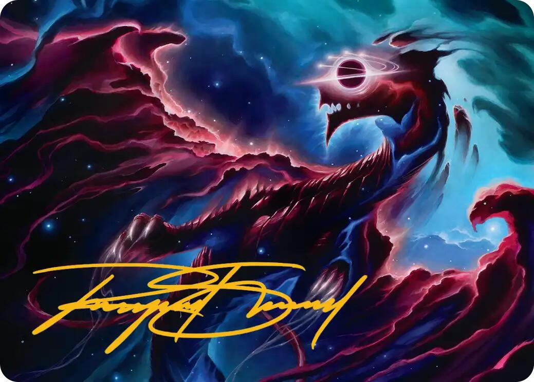 Nova Hellkite Art Card (18/54) (Gold-Stamped Signature) [Edge of Eternities Art Series] - Magic: The Gathering - Card Brawlers | Quebec | Canada |