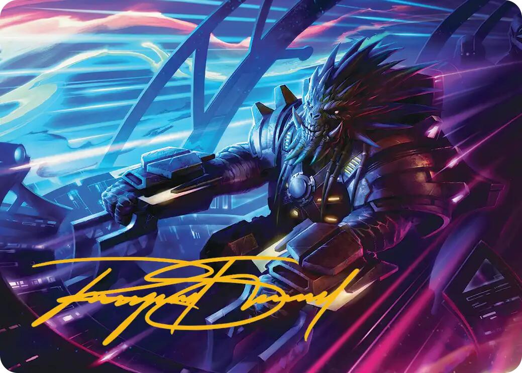 Tannuk, Steadfast Second Art Card (Gold-Stamped Signature) [Edge of Eternities Art Series] - Magic: The Gathering - Card Brawlers | Quebec | Canada |