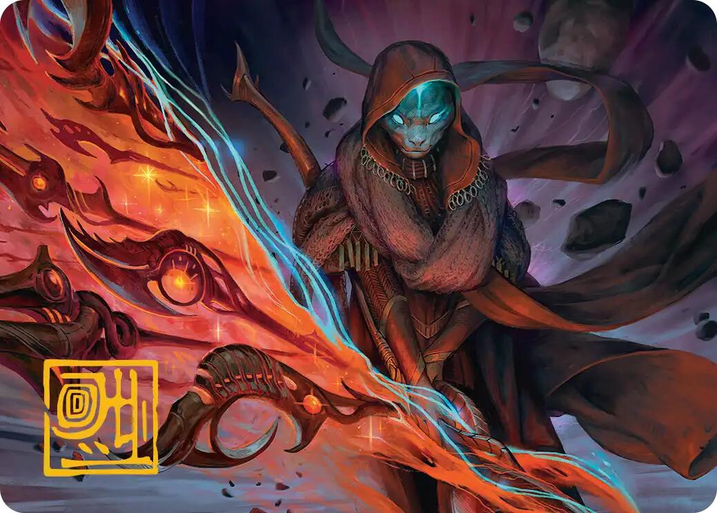 Weftstalker Ardent Art Card (Gold-Stamped Signature) [Edge of Eternities Art Series] - Magic: The Gathering - Card Brawlers | Quebec | Canada |