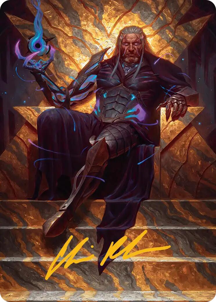 Tezzeret, Cruel Captain Art Card (1/54) (Gold-Stamped Signature) [Edge of Eternities Art Series] - Magic: The Gathering - Card Brawlers | Quebec | Canada |