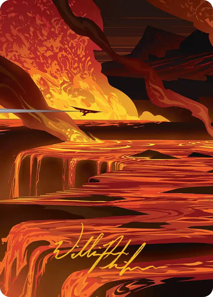 Blast Zone Art Card (Gold-Stamped Signature) [Edge of Eternities Art Series] - Magic: The Gathering - Card Brawlers | Quebec | Canada |