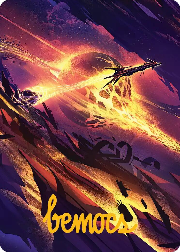 Scavenger Grounds Art Card (53/54) (Gold-Stamped Signature) [Edge of Eternities Art Series] - Magic: The Gathering - Card Brawlers | Quebec | Canada |