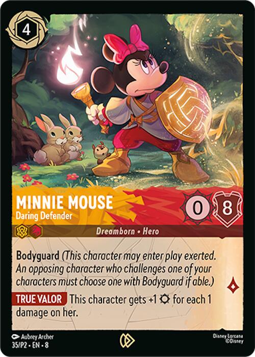 Minnie Mouse - Daring Defender (35) [Promo Cards] - Disney - Card Brawlers | Quebec | Canada |