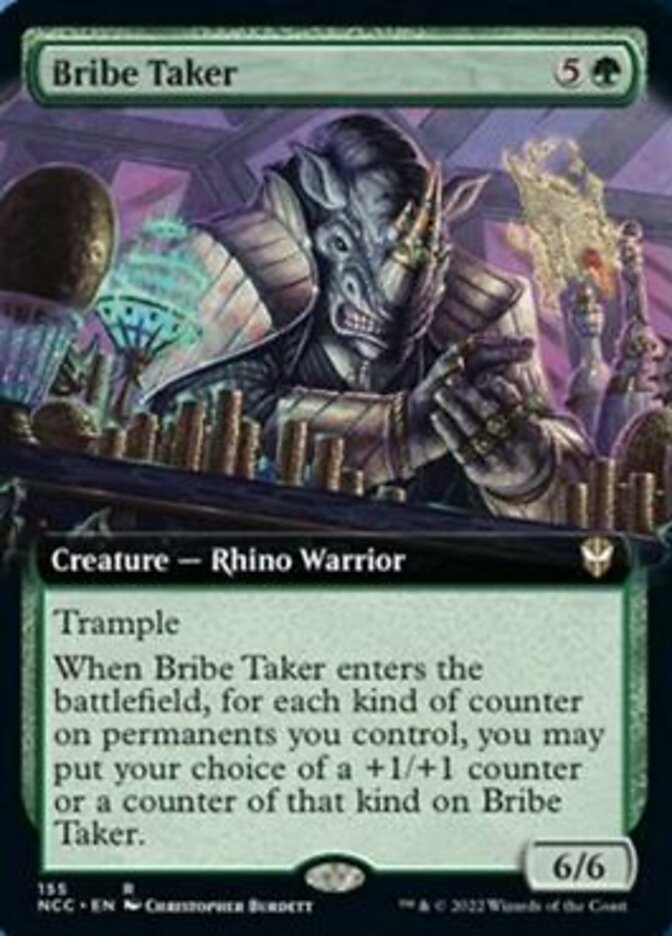 Bribe Taker (Extended Art) [Streets of New Capenna Commander] - Magic: The Gathering - Card Brawlers | Quebec | Canada |
