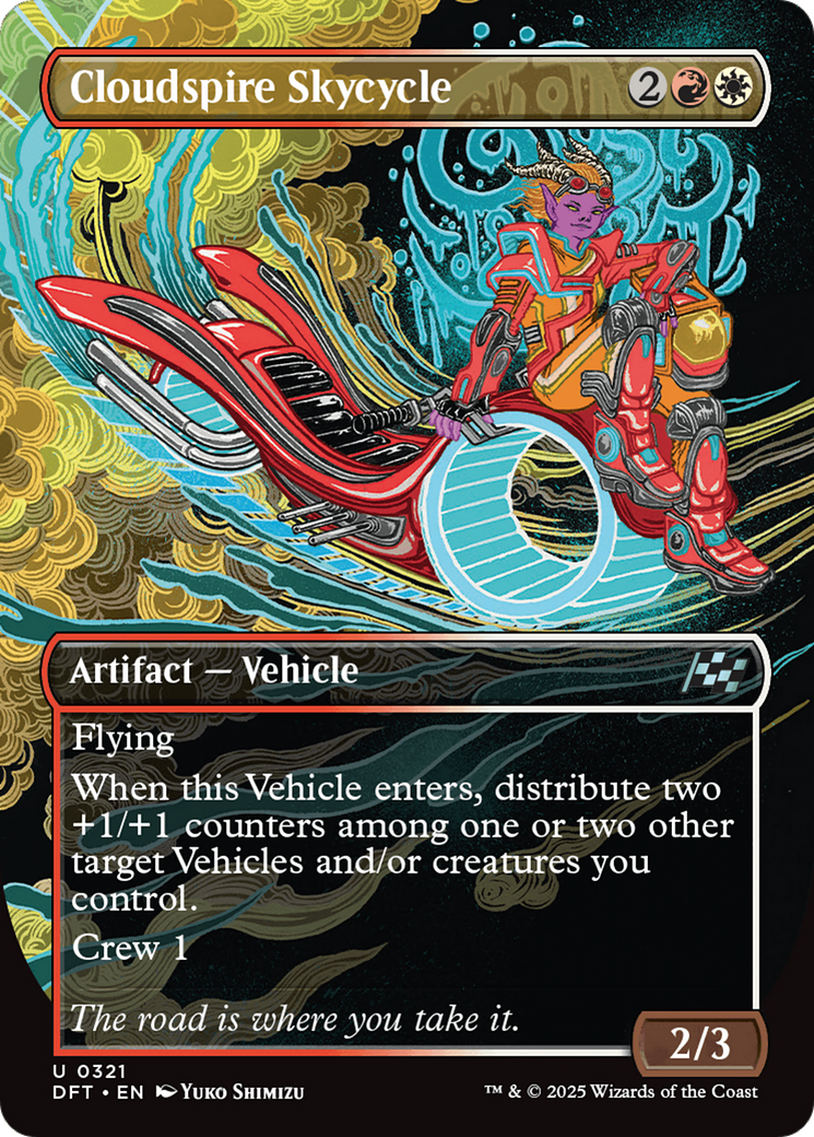 Cloudspire Skycycle (Borderless) [Aetherdrift] - Magic: The Gathering - Card Brawlers | Quebec | Canada |