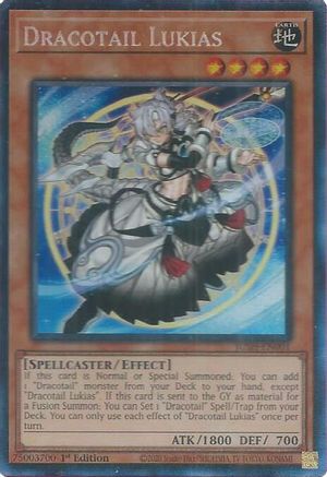 Dracotail Lukias (CR) [JUSH-EN001] Collector's Rare - Yu-Gi-Oh! - Card Brawlers | Quebec | Canada |