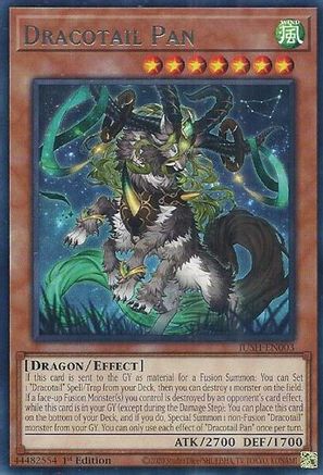 Dracotail Pan [JUSH-EN003] Rare - Yu-Gi-Oh! - Card Brawlers | Quebec | Canada |