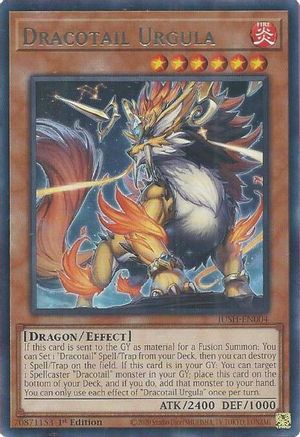Dracotail Urgula [JUSH-EN004] Rare - Yu-Gi-Oh! - Card Brawlers | Quebec | Canada |