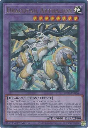 Dracotail Arthalion [JUSH-EN006] Ultra Rare - Yu-Gi-Oh! - Card Brawlers | Quebec | Canada |
