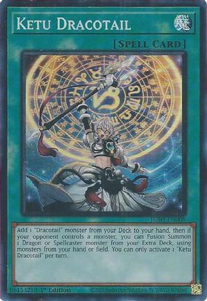 Ketu Dracotail [JUSH-EN008] Super Rare - Yu-Gi-Oh! - Card Brawlers | Quebec | Canada |