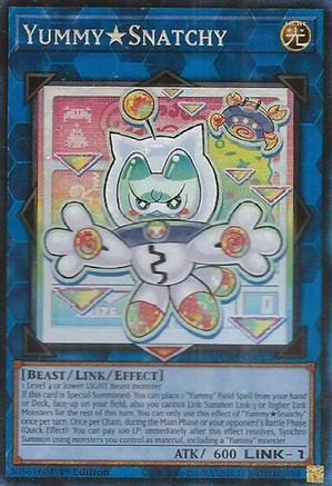 YummySnatchy (CR) [JUSH-EN022] Collector's Rare - Yu-Gi-Oh! - Card Brawlers | Quebec | Canada |