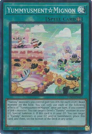 YummyusmentMignon (Super Rare) [JUSH-EN023] Super Rare - Yu-Gi-Oh! - Card Brawlers | Quebec | Canada |