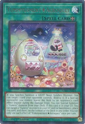 YummyusmentAcroquey [JUSH-EN024] Rare - Yu-Gi-Oh! - Card Brawlers | Quebec | Canada |