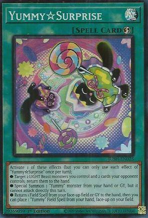 YummySurprise [JUSH-EN025] Super Rare - Yu-Gi-Oh! - Card Brawlers | Quebec | Canada |