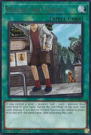 Where Arf Thou? [JUSH-EN028] Rare - Yu-Gi-Oh! - Card Brawlers | Quebec | Canada |