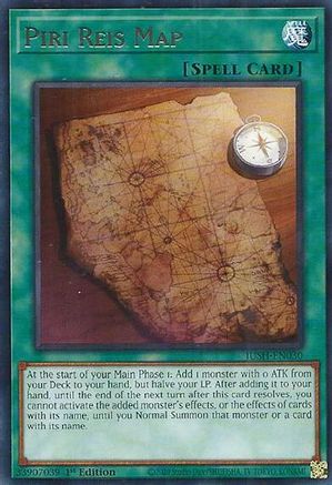 Piri Reis Map [JUSH-EN030] Rare - Yu-Gi-Oh! - Card Brawlers | Quebec | Canada |
