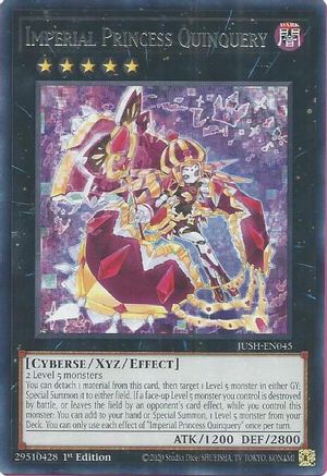 Imperial Princess Quinquery [JUSH-EN045] Rare - Yu-Gi-Oh! - Card Brawlers | Quebec | Canada |