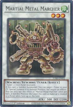 Martial Metal Marcher [JUSH-EN052] Rare - Yu-Gi-Oh! - Card Brawlers | Quebec | Canada |