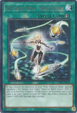 Sky Striker Mecha - Hornet Drones [JUSH-EN053] Rare - Yu-Gi-Oh! - Card Brawlers | Quebec | Canada |