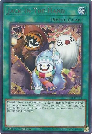 Jack-In-The-Hand [JUSH-EN054] Rare - Yu-Gi-Oh! - Card Brawlers | Quebec | Canada |