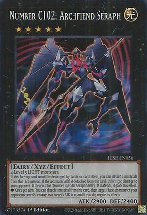 Number C102: Archfiend Seraph [JUSH-EN056] Super Rare - Yu-Gi-Oh! - Card Brawlers | Quebec | Canada |