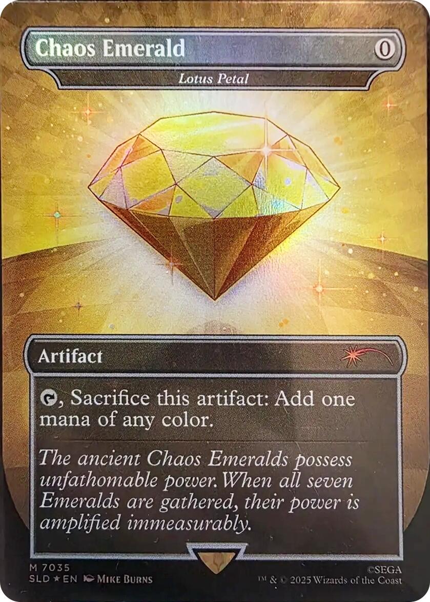 Chaos Emerald - Lotus Petal (7035) [Secret Lair Drop Series] - Magic: The Gathering - Card Brawlers | Quebec | Canada |
