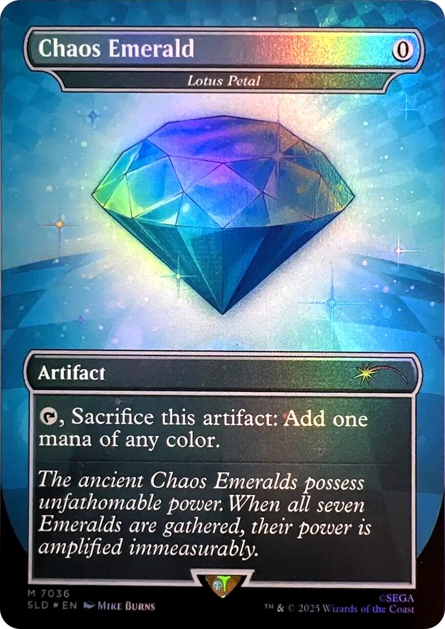 Chaos Emerald - Lotus Petal (7036) [Secret Lair Drop Series] - Magic: The Gathering - Card Brawlers | Quebec | Canada |