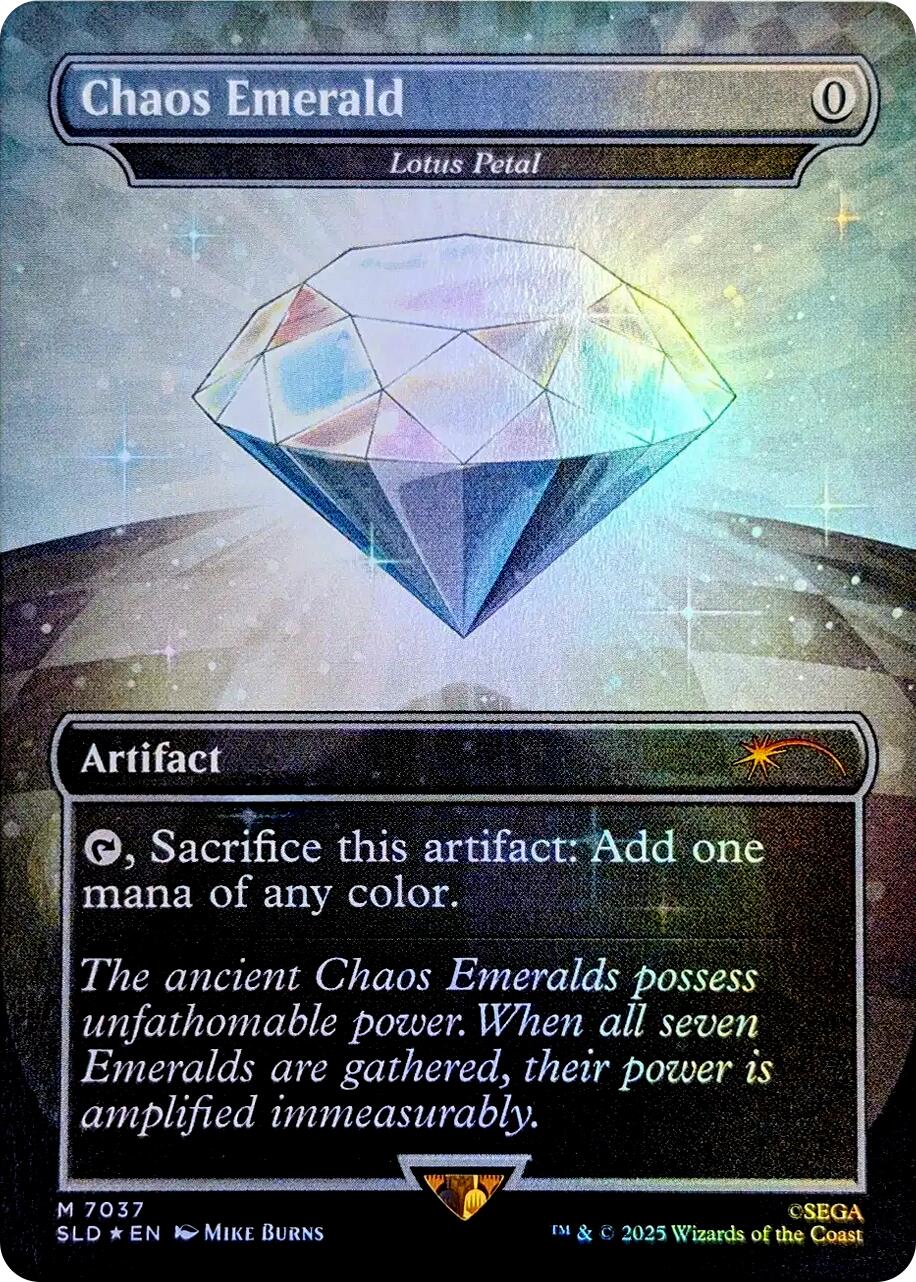 Chaos Emerald - Lotus Petal (7037) [Secret Lair Drop Series] - Magic: The Gathering - Card Brawlers | Quebec | Canada |